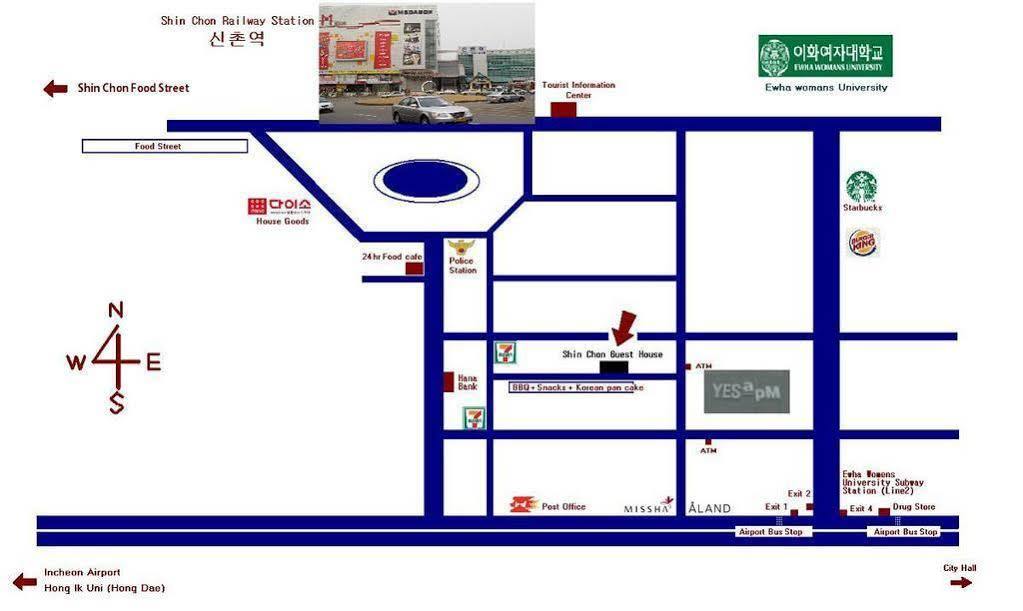 Shinchon Guest House سيول المظهر الخارجي الصورة